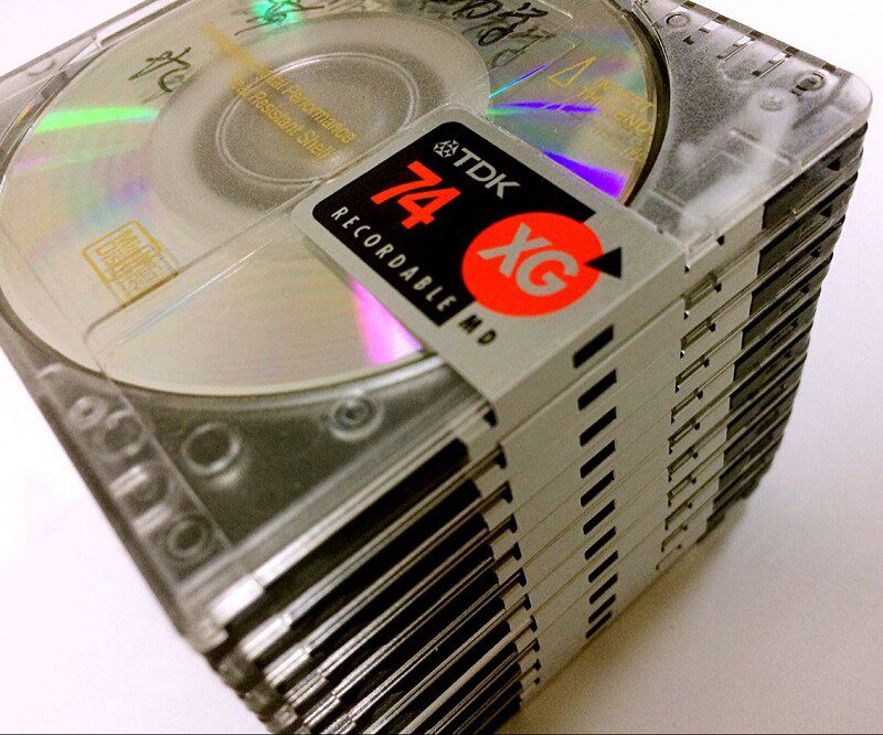 TDK XG md disc TEK Denka Japan original package unopened blank disc