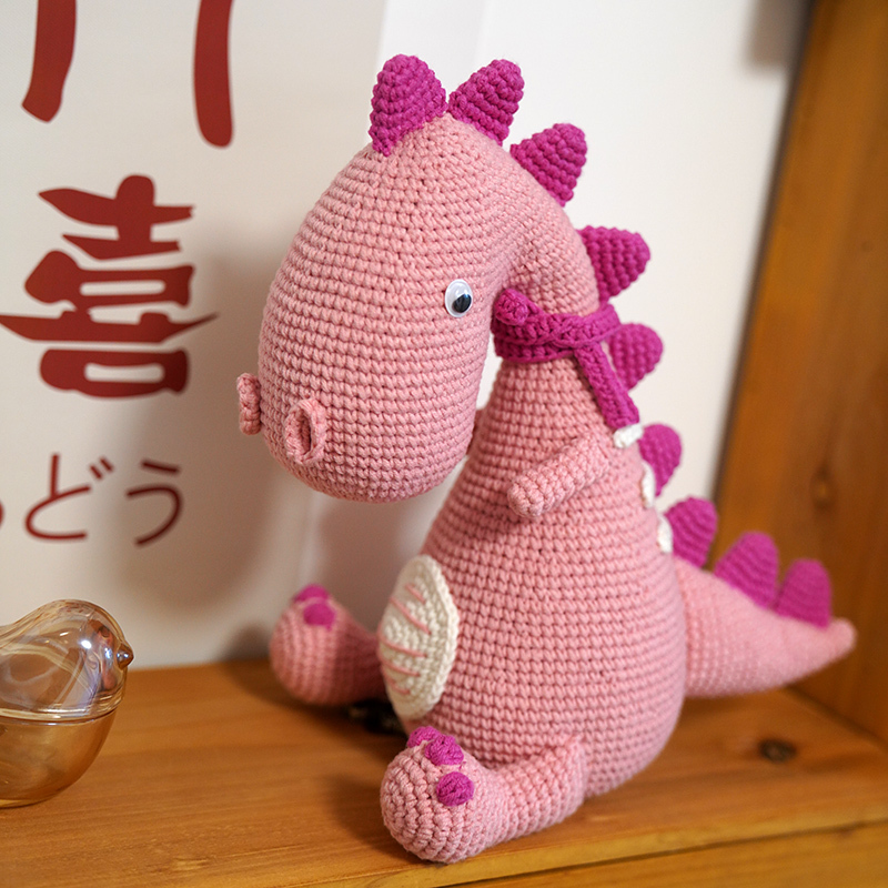 Hand-Knitted DIY Woolen Doll Children's Day Gift LAOSHU Cute and Adorable Dinosaur Baby Birthday Gift for Boys Hand-Knitted DIY Woolen Doll Children's Day Gift LAOSHU Cute and Adorable Dinosaur Baby Birthday Gift for Boys