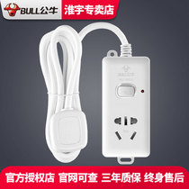 Bull 16A socket converter high-power towline board household 16-A air conditioner dedicated extension plug-in board