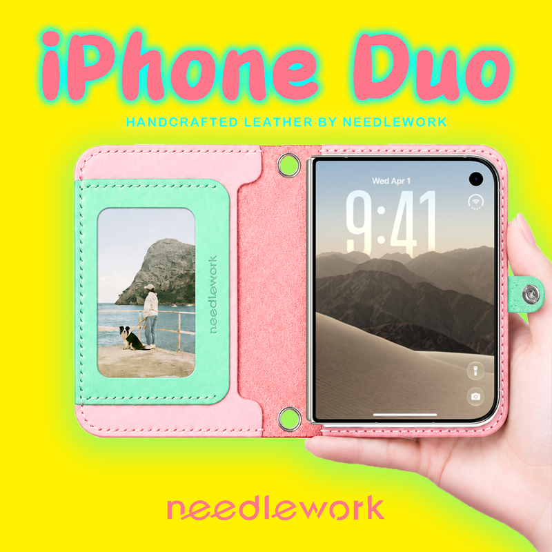 Two-Stitch Design Suitable for Iphoneduo New Model Phone Case, Foldable Screen Genuine Leather Notebook Case, Apple 18Duo Protective Leather Cover, High-End Photo Card Holder, Lanyard, Crossbody Style, Anti-Drop Full-Cover Case Two-Stitch Design Suitable for Iphoneduo New Model Phone Case, Foldable Screen Genuine Leather Notebook Case, Apple 18Duo Protective Leather Cover, High-End Photo Card Holder, Lanyard, Crossbody Style, Anti-Drop Full-Cover Case