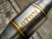 CQR250 Cross-country Motorcycle Exhaust Pipe Front Bend Exhaust Pipe Modification Sonic Bomb Street Motorcycle Universal