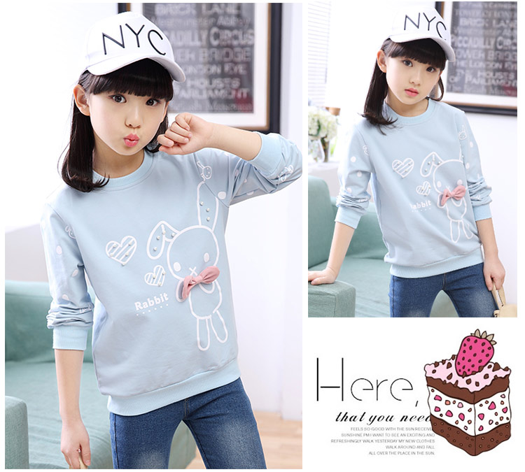 Áo thun nữ mùa thu đông 2018 cho trẻ em mới mặc áo sơ mi cotton cotton trẻ em trong chiếc áo len trẻ em lớn từ bi quần áo bé trai