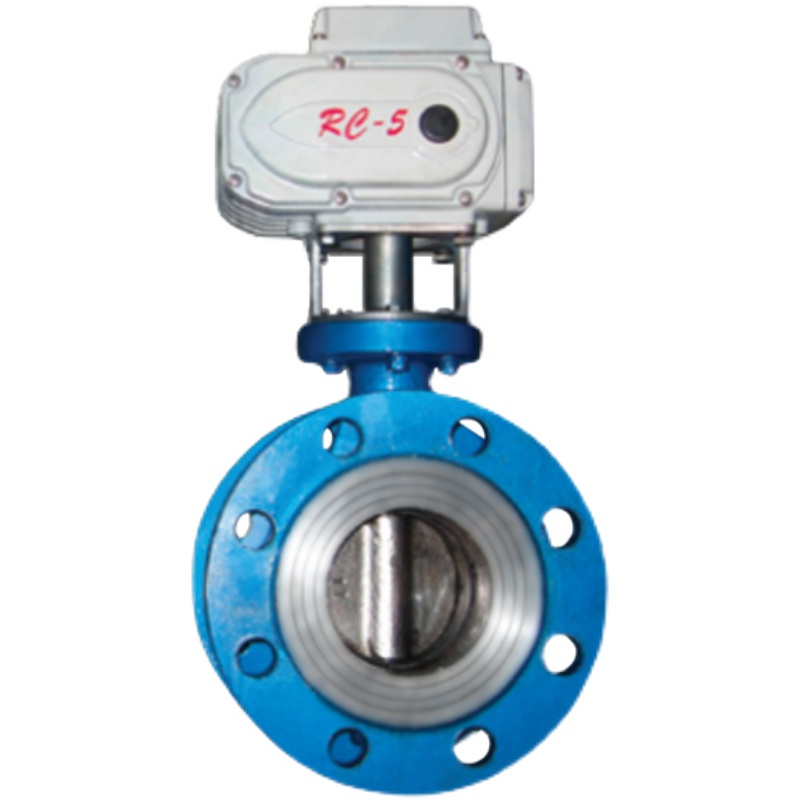 Emekke D941X-16 ductile iron ductile electric flange butterfly valve 9831DN50 --- DN200