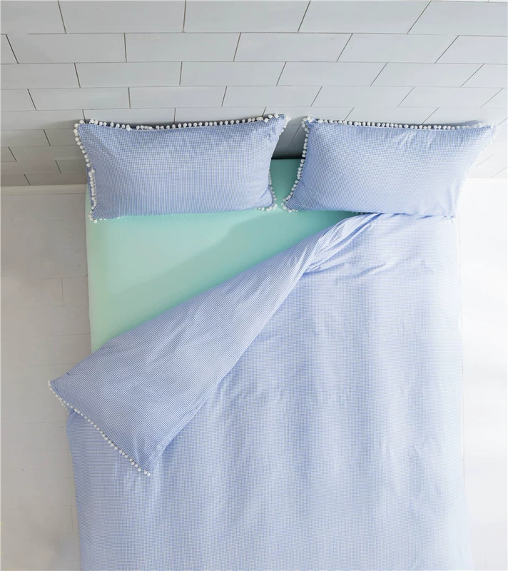 Màu tinh khiết cotton nguyên chất tấm trải giường lisa bạc hà xanh hồng be - Khăn trải giường