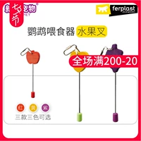 Ý Ferplast nhập khẩu Feibao chim cung cấp vẹt trung chuyển vẹt trái cây nĩa chim - Chim & Chăm sóc chim Supplies lồng chim vuông