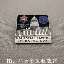 Salt Lake City Winter Olympics-Indian Culture Badge Utah Capitol Closes New Badge