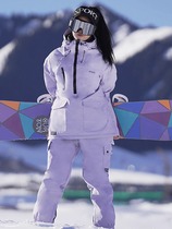 APVCX ski clothing for women and men single board and double board 2023 professional waterproof and windproof winter warm jacket thickening suit