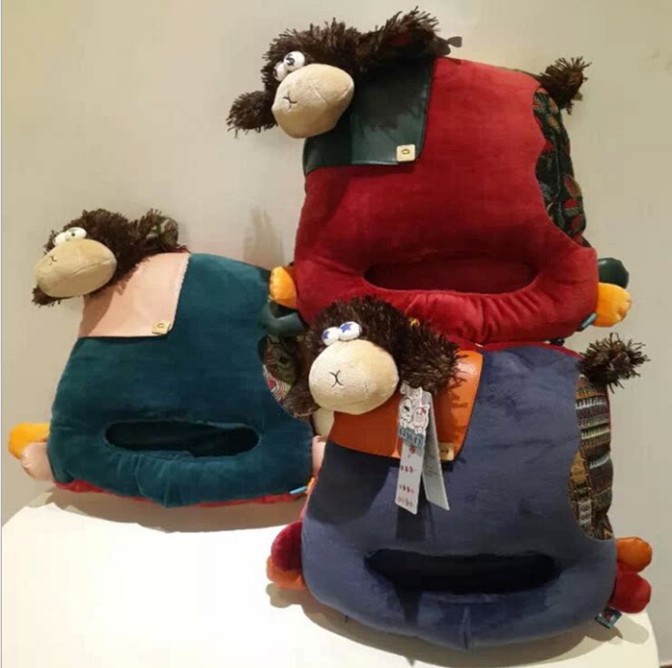 HWD new sheep-year mascot mousse computer slippers Lazy People Warm Feet Treasure Creative Plush Toys