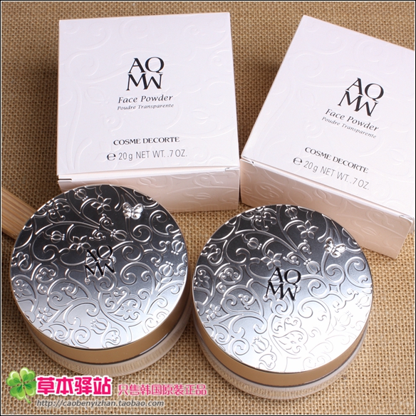 Cửa hàng miễn thuế xác thực COSME DECORTE phấn phủ bột trang điểm AQMW bột gỗ đàn hương trắng 10 # 11 # spot phấn phủ bột kiềm dầu