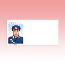 2 Zhu De 140g DL thick art stamp collecting envelope