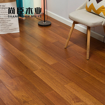 Indonesian printing eggwood pineapple grid pure solid wood floor log floor heating geothermal lock herringpin Nanxun factory direct sales