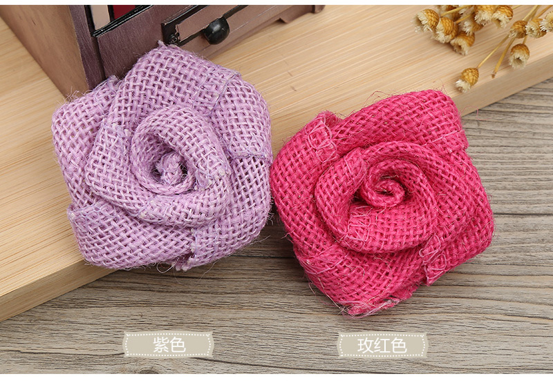 DIY handmade vải bố hoa hồng Sen chủ đề trang trí đám cưới hoa Châu Âu mục vụ sáng tạo phù hợp với đồ trang trí - Trang trí nội thất các đồ trang trí nhà bếp