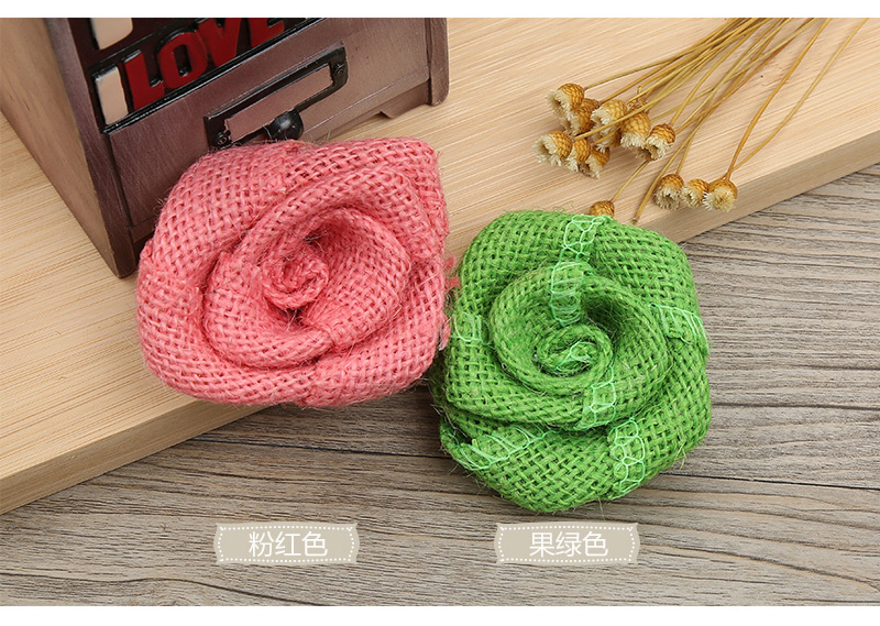 DIY handmade vải bố hoa hồng Sen chủ đề trang trí đám cưới hoa Châu Âu mục vụ sáng tạo phù hợp với đồ trang trí - Trang trí nội thất các đồ trang trí nhà bếp