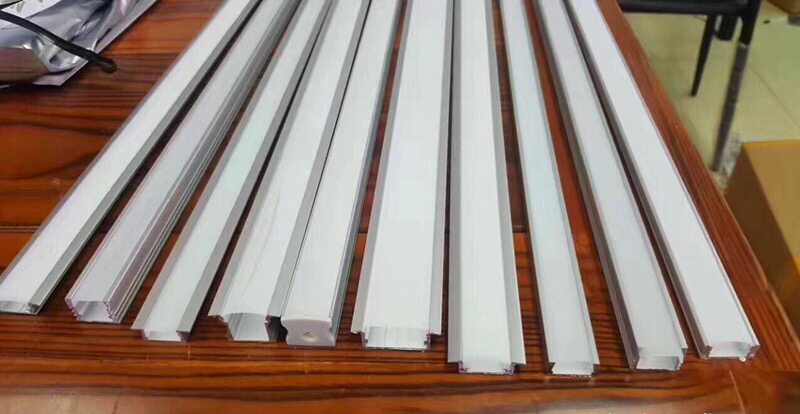 LED line light light trough aluminum trough light u-shaped embedded surface mounted hidden light strip aluminum alloy hard light strip long strip light