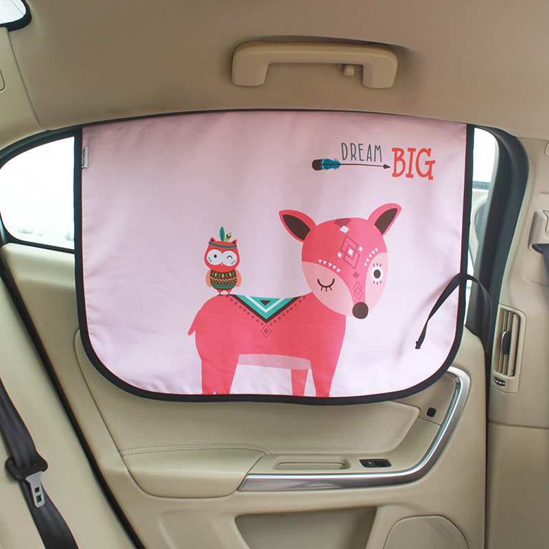 Car sunshade magnetic suction window curtain sunscreen heat insulation panel car glass shade curtain shading privacy