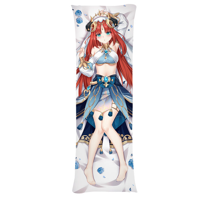 Original Genshin Impact Nero Game Animation Pillow Xumi Dancer Exotic Style Cartoon Peripheral Life-size Pillowcase