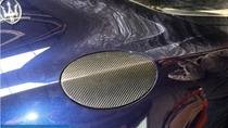 Suitable for Maserati President modified carbon fiber fuel tank cover Ratti Ghibli fuel tank cover sticker