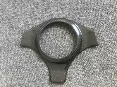 Mitsubishi EVO 7-9 generation carbon fiber interior steering wheel sticker trim steering wheel cover