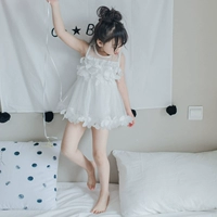 Áo tắm cho nữ lớn trẻ em Bộ đồ công chúa bảo thủ liền kề bikini Quần áo chống nắng cho bé gái Hàn Quốc quần bơi bé trai