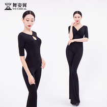 Dance wing slim body suit ceremonial dress 2020 new training catwalk belly dance practice suit set XT389