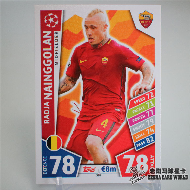 TOPPS2017 18MATCH ATTAX CHAMPIONS LEAGUE STAR KAPUKA 389 Nainggolan