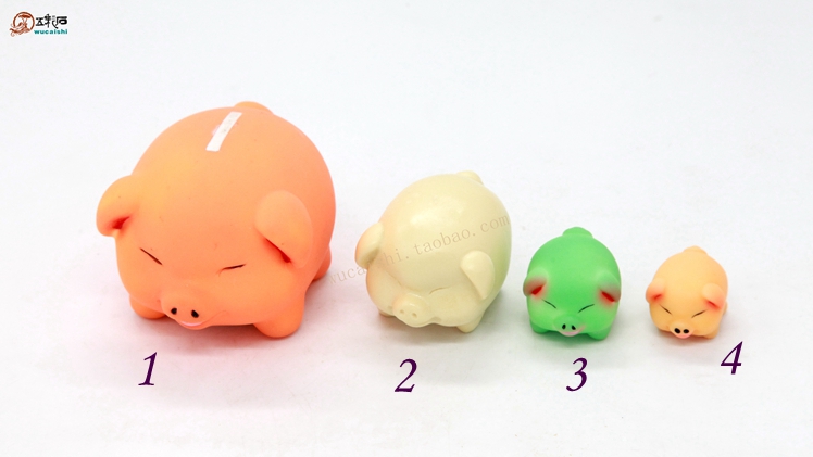 Cười Fat Pig Âm thanh nổi Phim hoạt hình Sôcôla Bánh Mousse Nướng tráng miệng Hương liệu thạch cao Nến DIY Khuôn silicone khuon banh khot