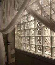 Ultra-white glass brick upscale glass brick Xuanguan partition crystal partition large from excellent