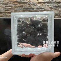 Imported ultra-white glass brick partition Xuanguan Background wall hollow transparent glass brick quantity is large from excellent