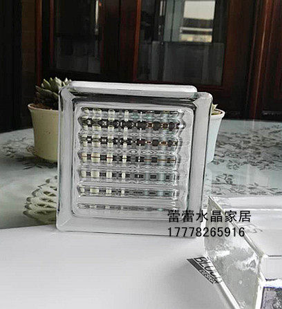 Glass brick porch partition imported glass brick ultra-small glass brick 115*115*80 stained brick