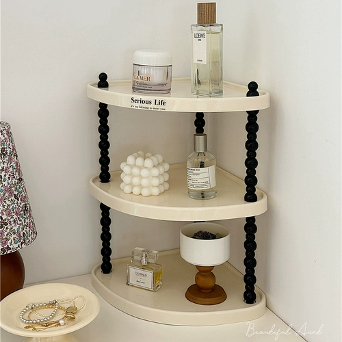 Брендовая настольная система хранения, аромотерапия, косметические духи, кремовый держатель для стакана, простой и элегантный дизайн, легкий роскошный стиль