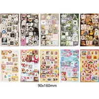 В общей сложности 10 стикеров для резания пленок в пять этапов