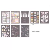 Наклейки на восьмиступенчатые пленки в общей сложности