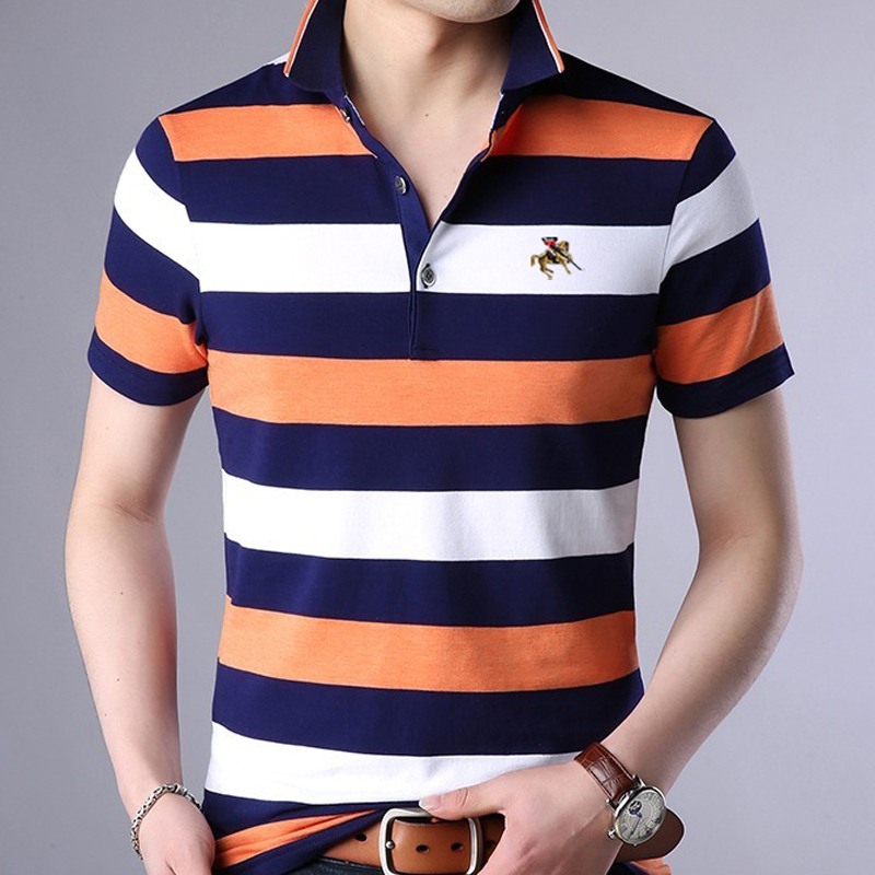 Jeep khiên POLO áo sơ mi nam ngắn tay áo t-shirt Hàn Quốc phiên bản của sóng 2019 người đàn ông mới đầu thường nửa tay áo mùa hè 4