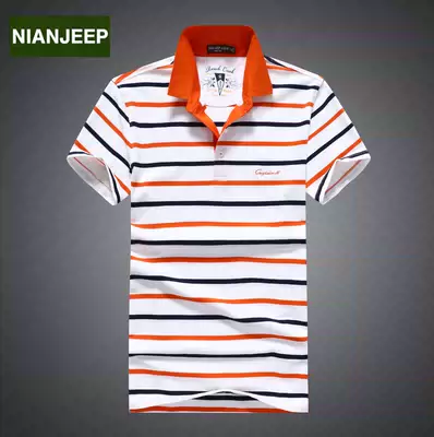 NIANJEEP Jeep Lá Chắn t-shirt nam ngắn tay kinh doanh bình thường cotton 2017 mùa hè người đàn ông mới của polo áo sơ mi áo thun có cổ Polo