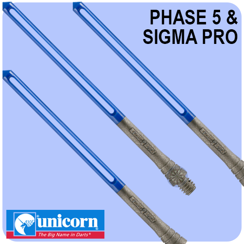 Unicorn Phase 5 Rosso Titanium Five Generation Titanium Alloy Dart Rod