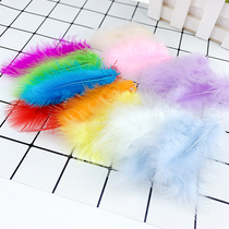 Childrens DIY handmade decoration materials Dreamnet accessories color goose hair wave ball clothing props filled with 3 years old