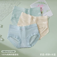 Молочно-синий + молочная кожа + голубой цвет