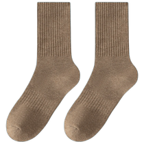 Zhuji socks boys winter socks pure cotton warm plus velvet thickened deodorant cotton socks autumn and winter mens mid-calf socks