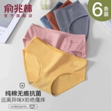 俞兆林 Нижнее белье, хлопковые антибактериальные штаны, японские трусы, средняя посадка