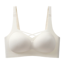 Underwear womens small breast push-up summer thin bra 2024 new hot style pull-up anti-sagging seamless bra