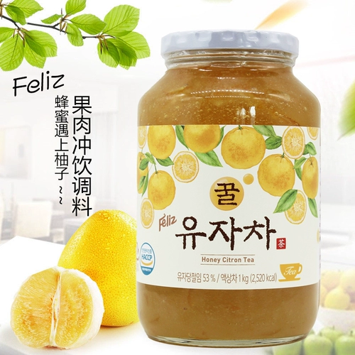 Южная Корея импортировал Iguy Honey Grapefruit Tea 1000G Pilgrims Drink Drink