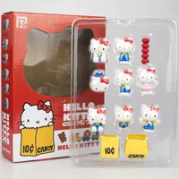 HelloKitty trang trí xe Hello Kitty mô hình hoạt hình búp bê đồ chơi làm bằng tay hộp nhựa Jenga treo - Khác máy múc trẻ em