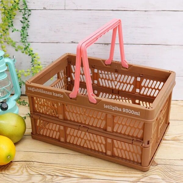 ZAKKA Japan Import Foldable Basket Multifunctional Portable Storage Basket Basket Outreach