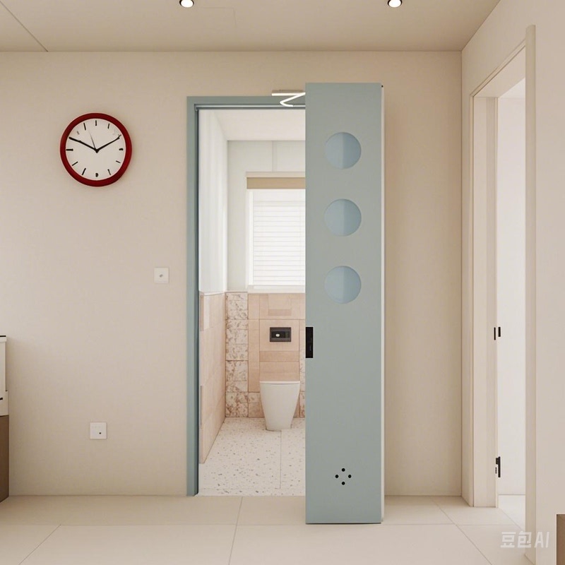 Folding Door Pd Door Without Bottom Track Door Kitchen Toilet Invisible Door 63% off Folding Door Flat Folding Door Small Apartment Bedroom Door