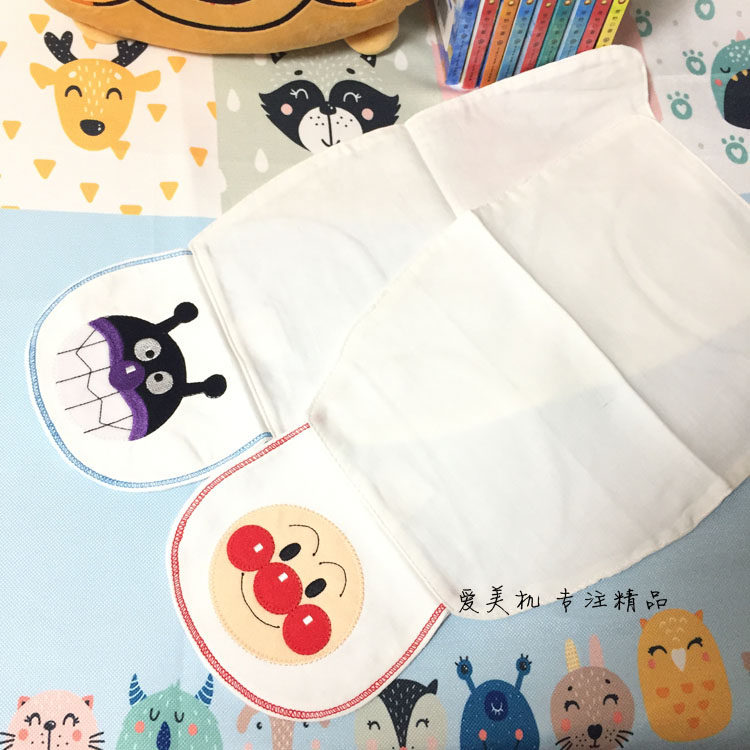 Bread new superman cute cotton gauze sweat towel sports square pad back towel sweat towel towel handkerchief