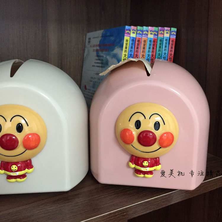 Japanese bread cute superman home office jelly-colored tissue box roll toilet paper tube desktop creative removable toilet paper tube vertical