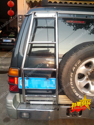 Mitsubishi PajeroV31 V32 V33 Cheetah Black King Kong Qibing задняя лестница из нержавеющей стали задняя лестница