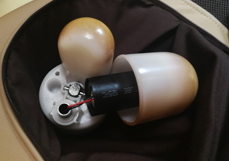 Rongtai Massager Accessories JY608 Cervical Spine Massage Head Neck Kneading Head Plastic Pushback Massage Cushion Accessories