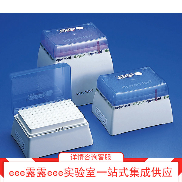 Eppendorf艾本德移液器专用简易盒装吸头枪头PP聚丙烯吸嘴已灭菌