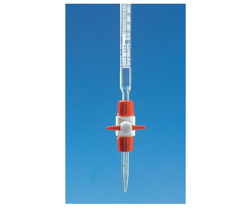 Brand普兰德 AS级 组装式紧凑型玻璃滴定管 带PTFE阀芯 Boro3.3